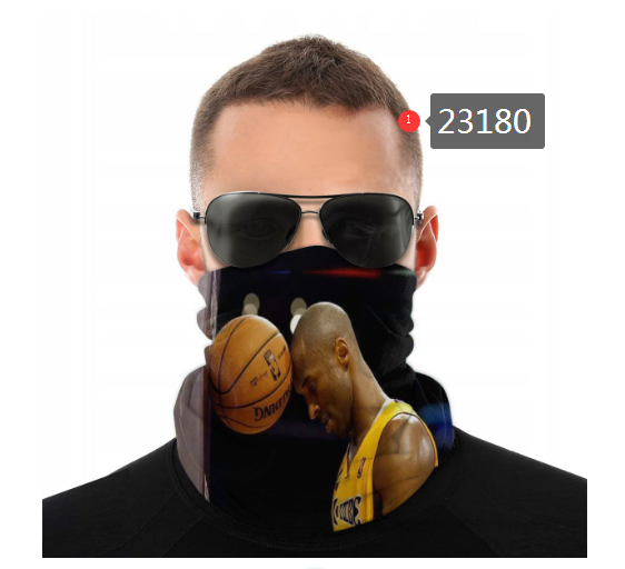 NBA 2021 Los Angeles Lakers #24 kobe bryant 23180 Dust mask with filter->nba dust mask->Sports Accessory